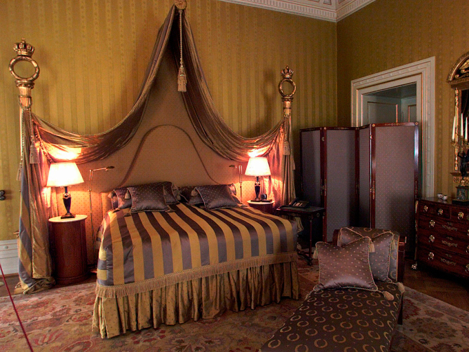 Mange kjente personer har sovet i Kong Haakon-suiten. Foto: Bjørn Sigurdsøn / SCANPIX